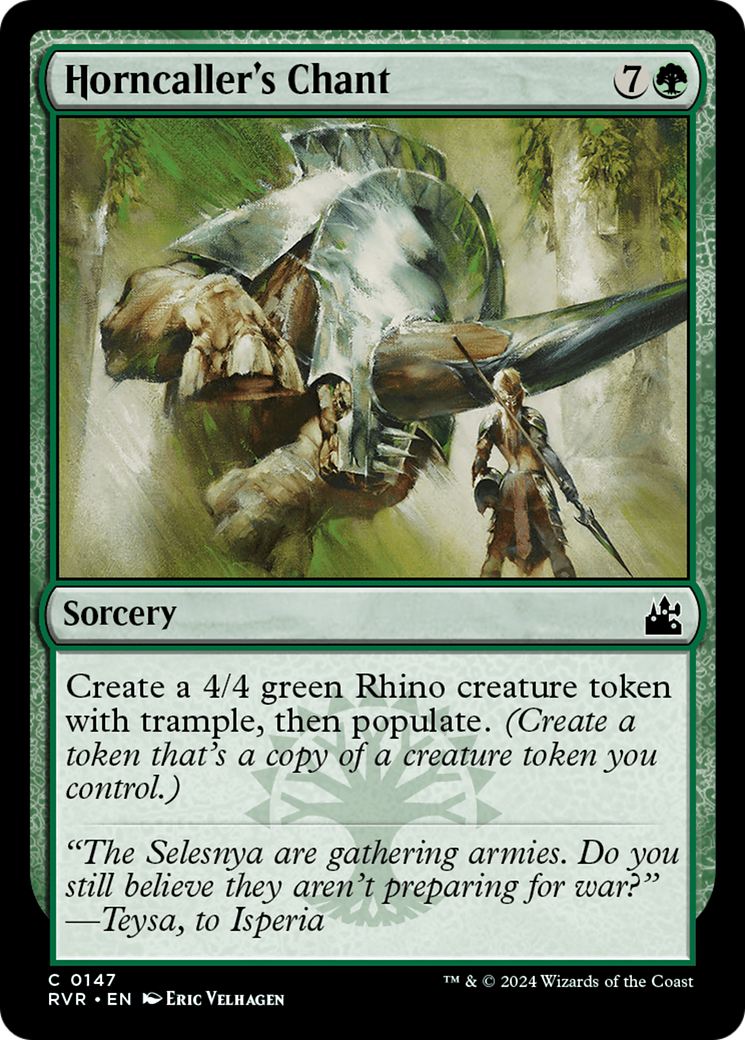Horncaller's Chant (RVR-147) (Foil)