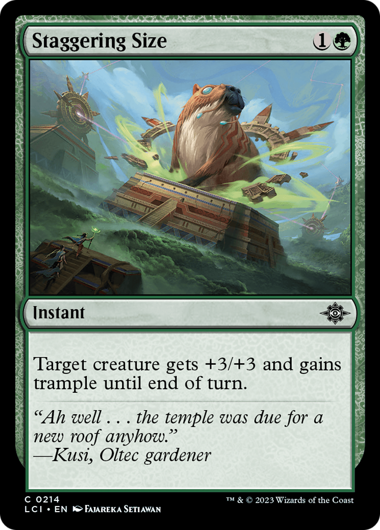 Staggering Size (LCI-214)