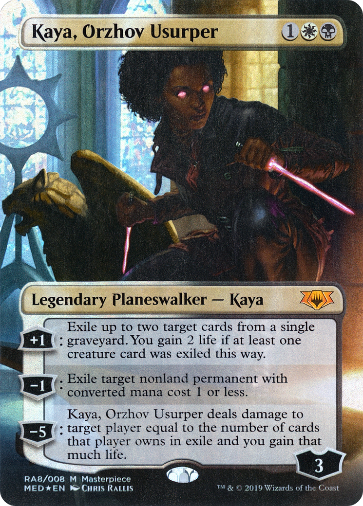 Kaya, Orzhov Usurper (MED2-RA8) (Borderless) (Foil)