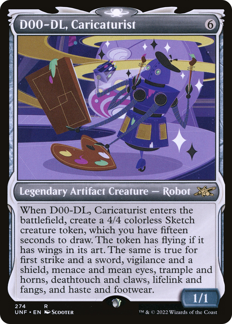 D00-DL, Caricaturist (UNF-274) (Showcase) (Foil)