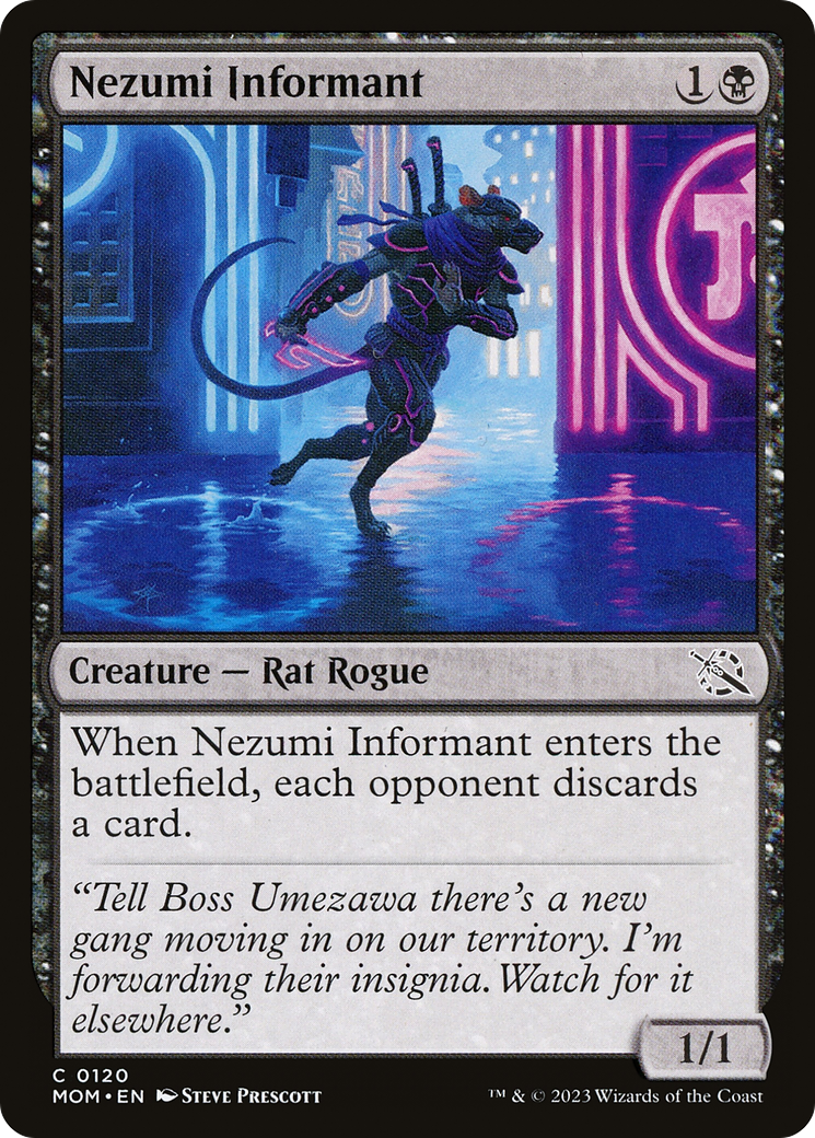 Nezumi Informant (MOM-120) (Foil)