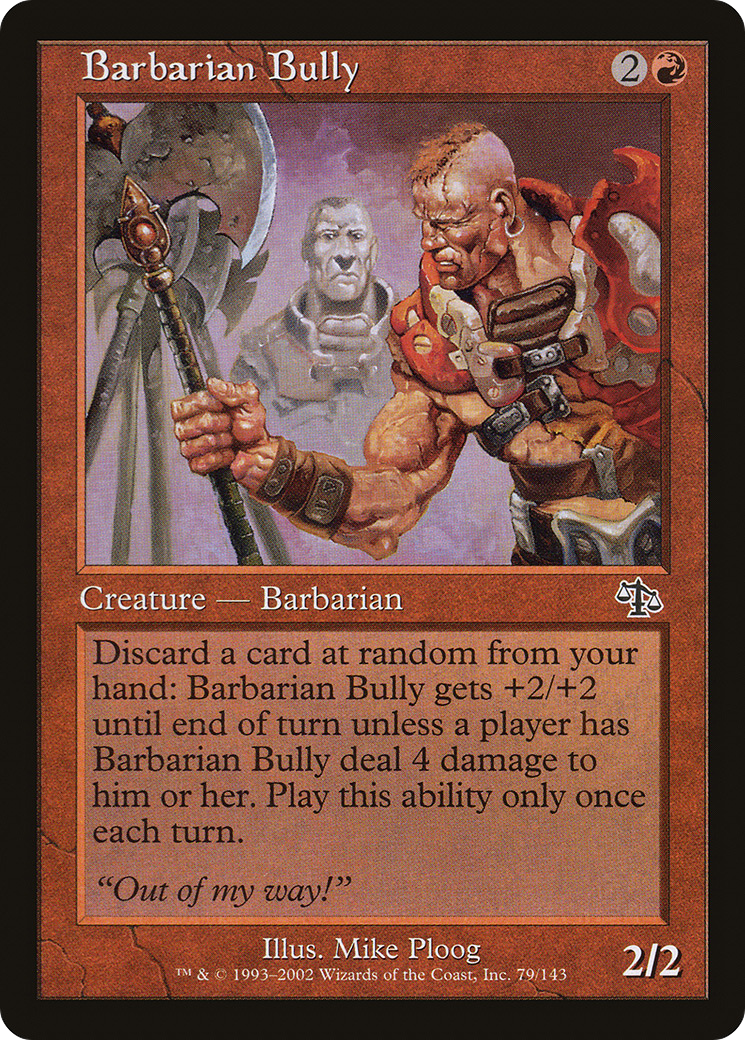Barbarian Bully (JUD-079) (Foil)