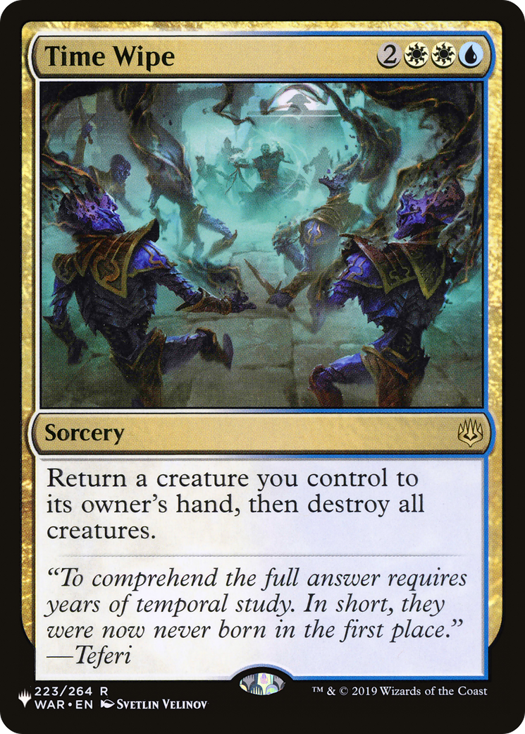 Time Wipe (LIST-WAR-223)