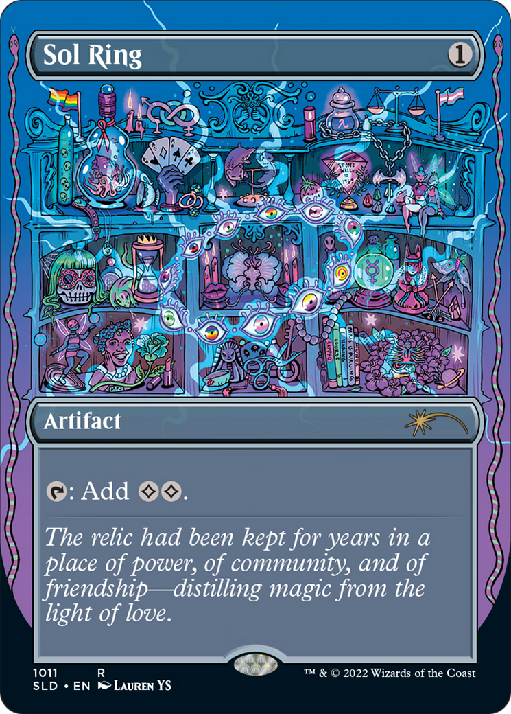 Sol Ring (SLD-1011) (Borderless) (Foil)