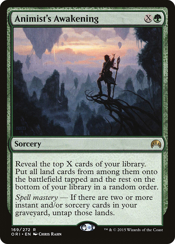 Animist's Awakening (ORI-169) (Foil)