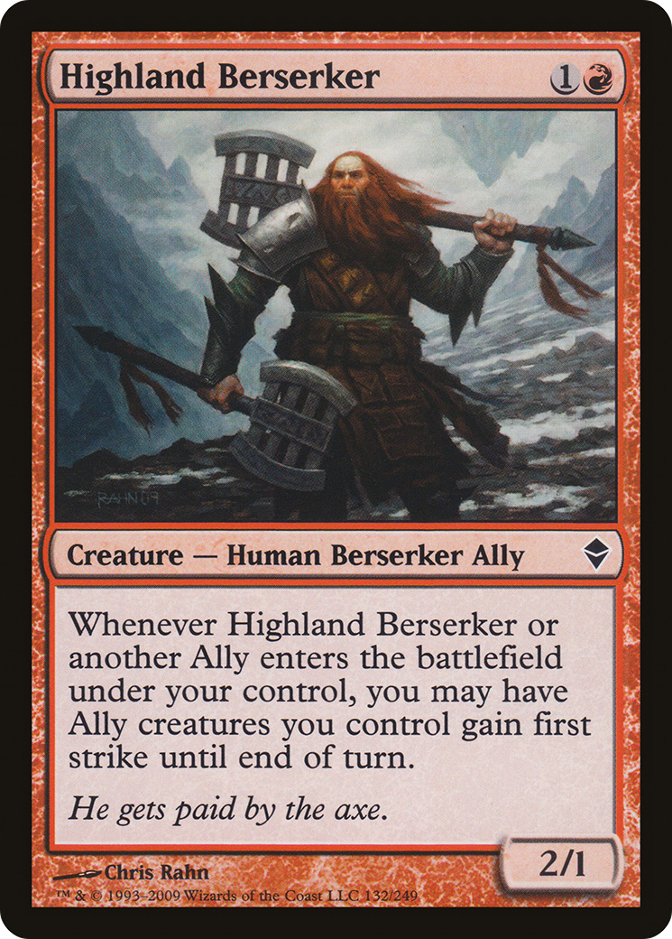 Highland Berserker (ZEN-132) (Foil)
