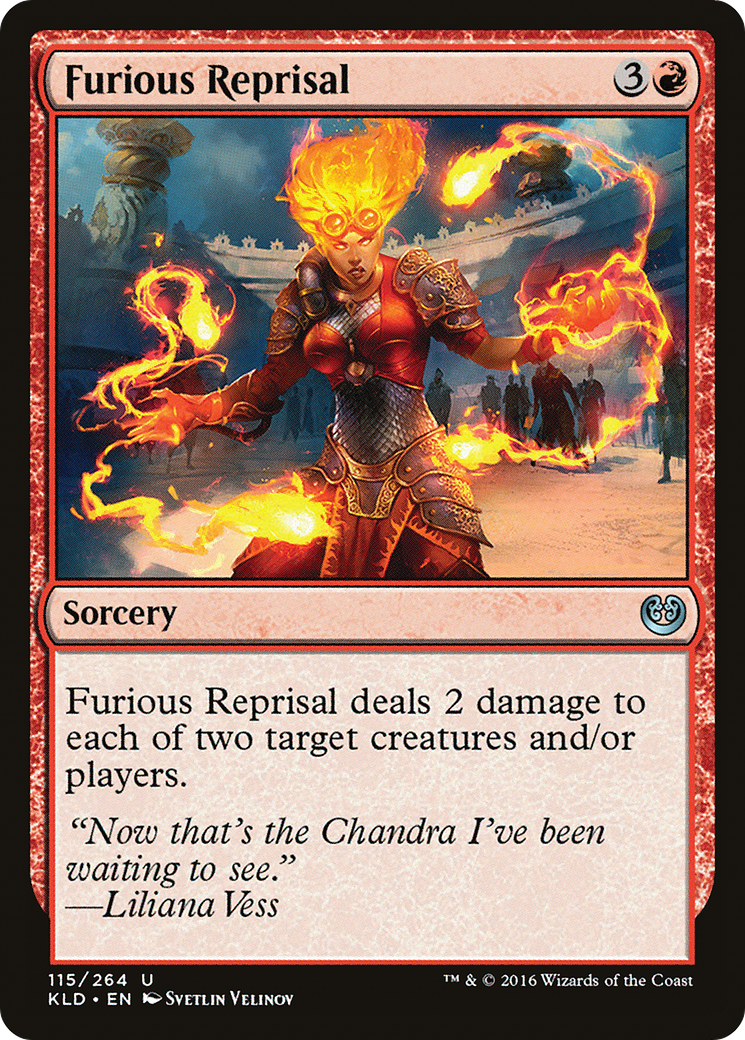 Furious Reprisal (KLD-115) (Foil)