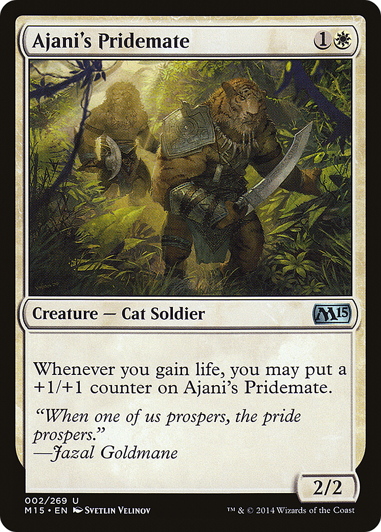 Ajani's Pridemate (M15-002) (Foil)