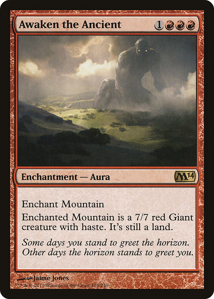 Awaken the Ancient (M14-126) (Foil)