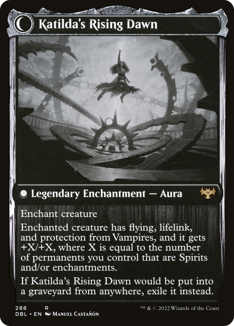 Katilda, Dawnhart Martyr // Katilda's Rising Dawn (DBL-288) (Foil)