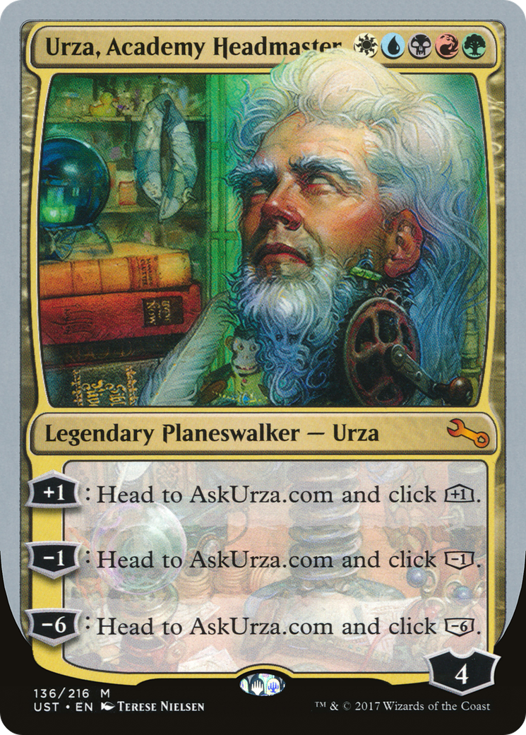 Urza, Academy Headmaster (UST-136)