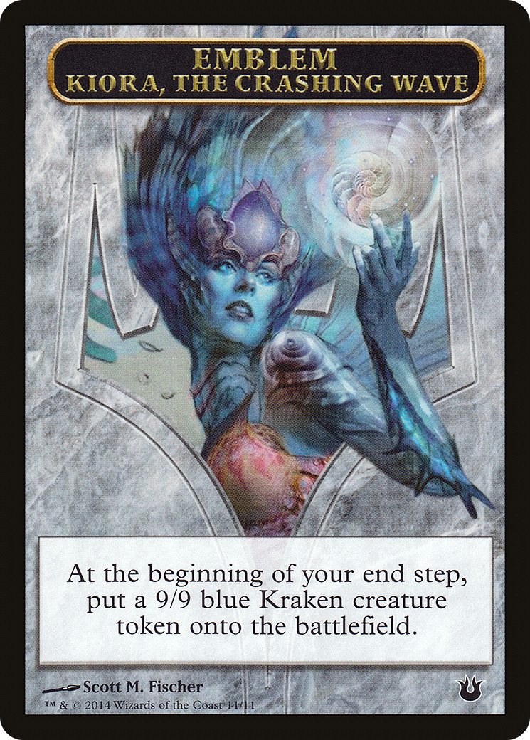 Kiora, the Crashing Wave Emblem (BNG-011)