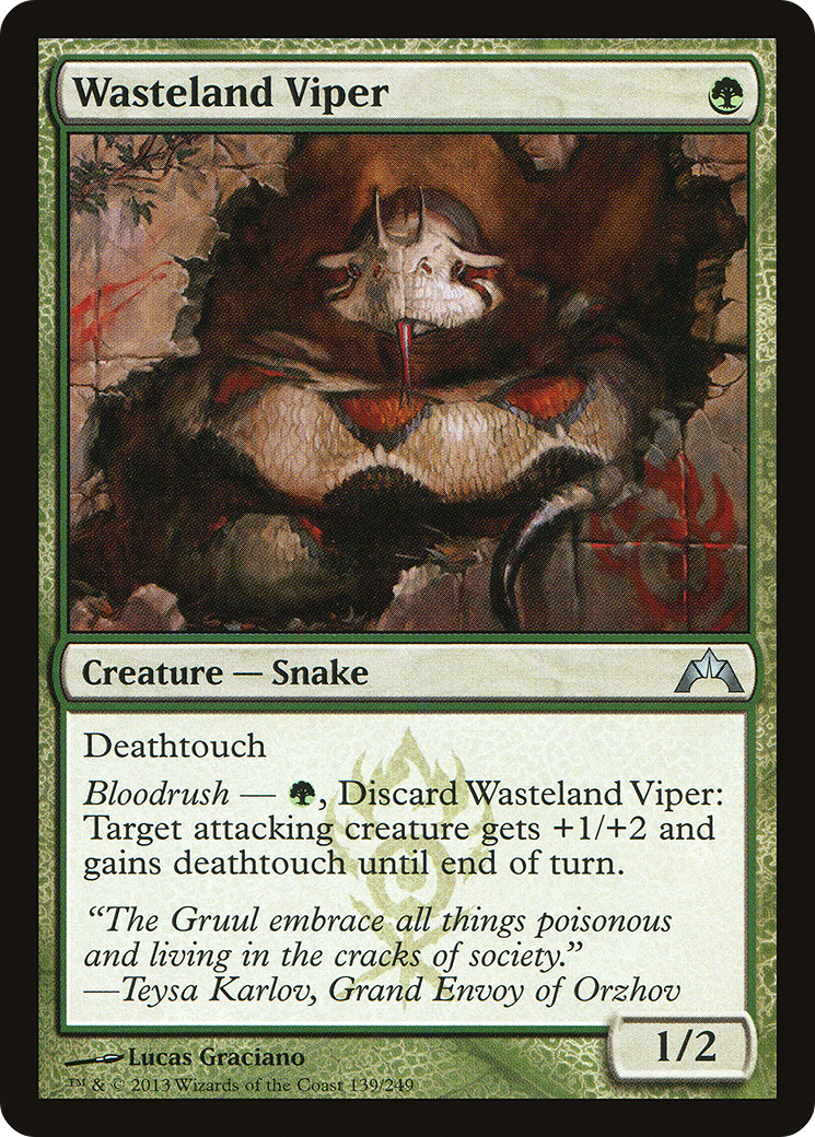 Wasteland Viper (GTC-139) (Foil)
