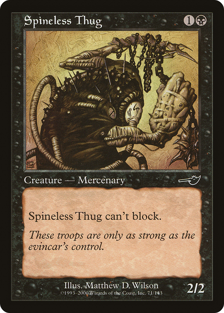 Spineless Thug (NMS-071) (Foil)