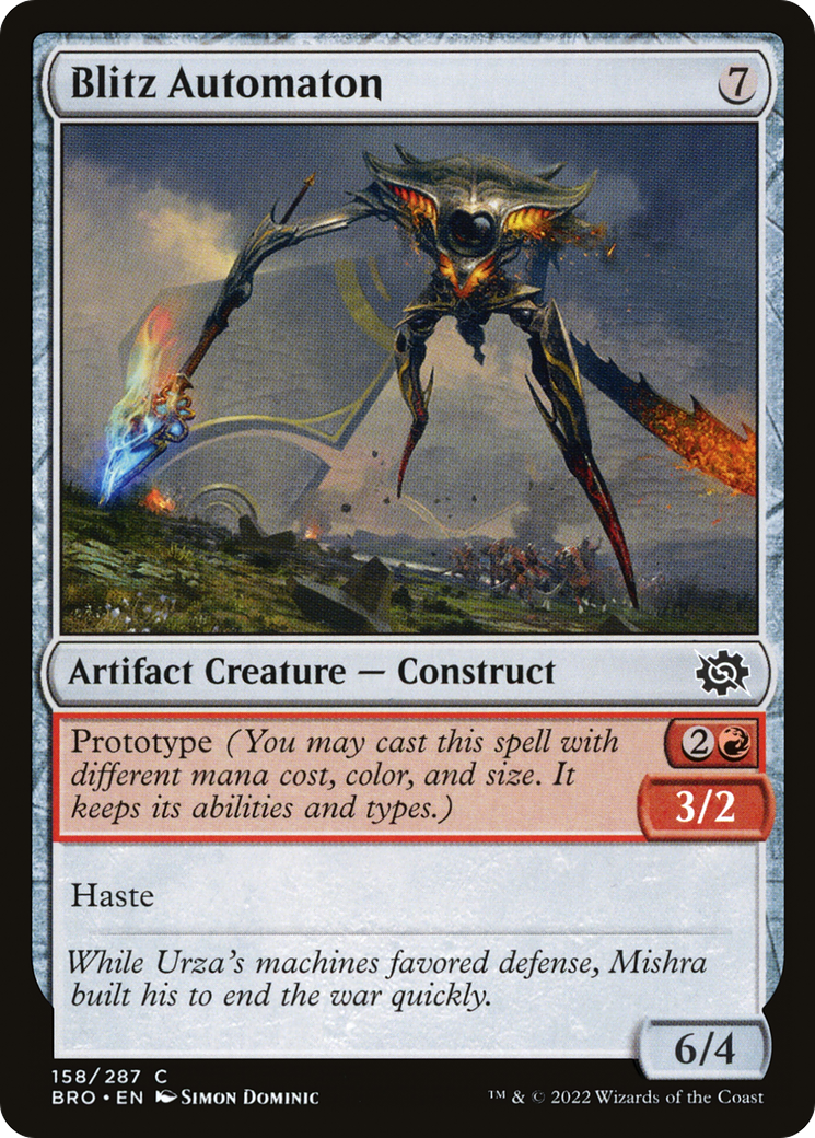 Blitz Automaton (BRO-158) (Foil)