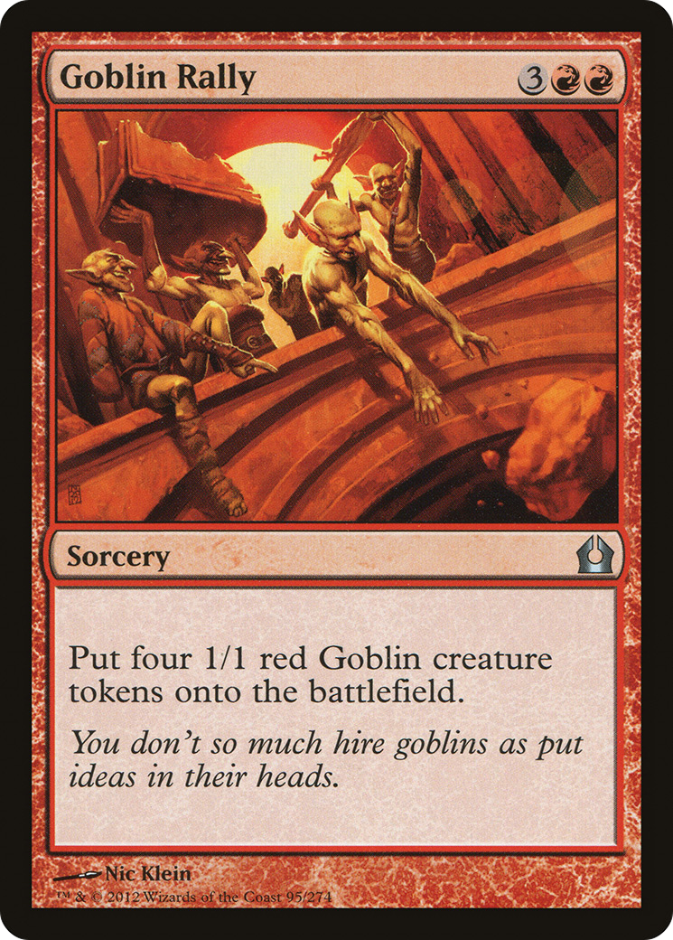 Goblin Rally (RTR-095) (Foil)