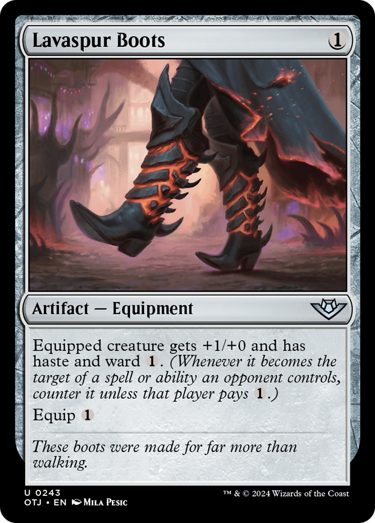 Lavaspur Boots (OTJ-243) (Foil)