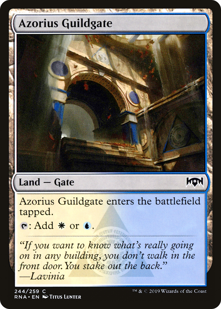 Azorius Guildgate (RNA-244) (Foil)