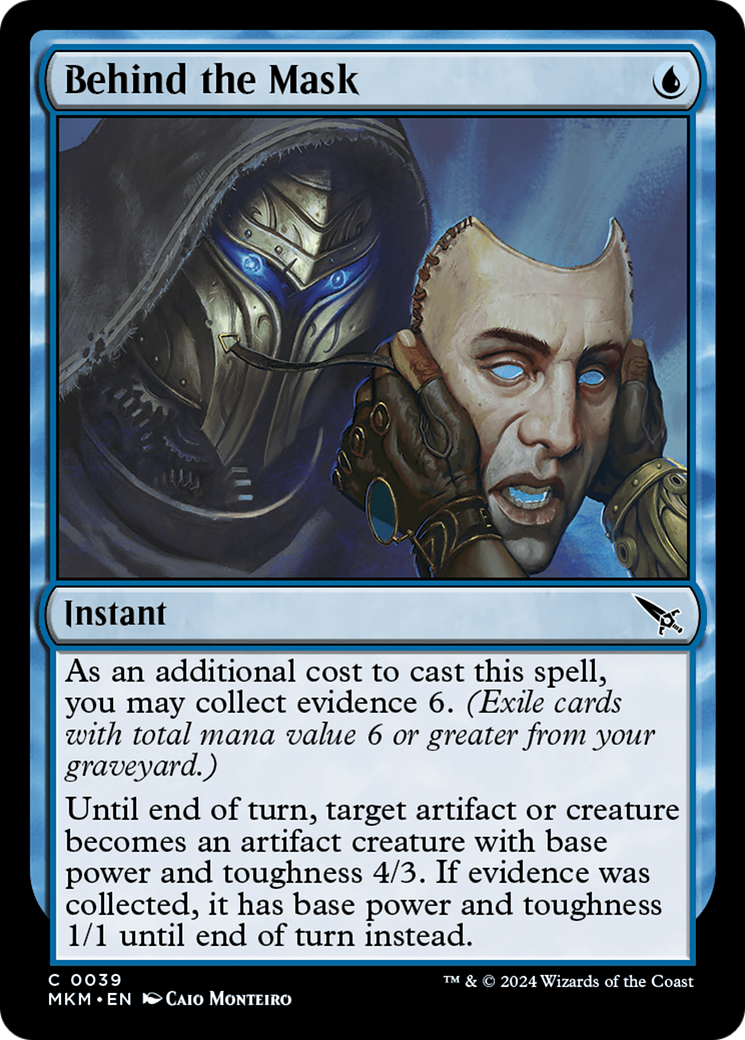 Behind the Mask (MKM-039) (Foil)