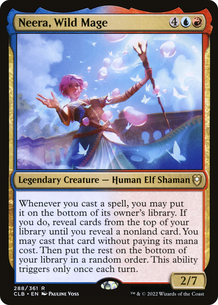 Neera, Wild Mage (CLB-288) (Foil)