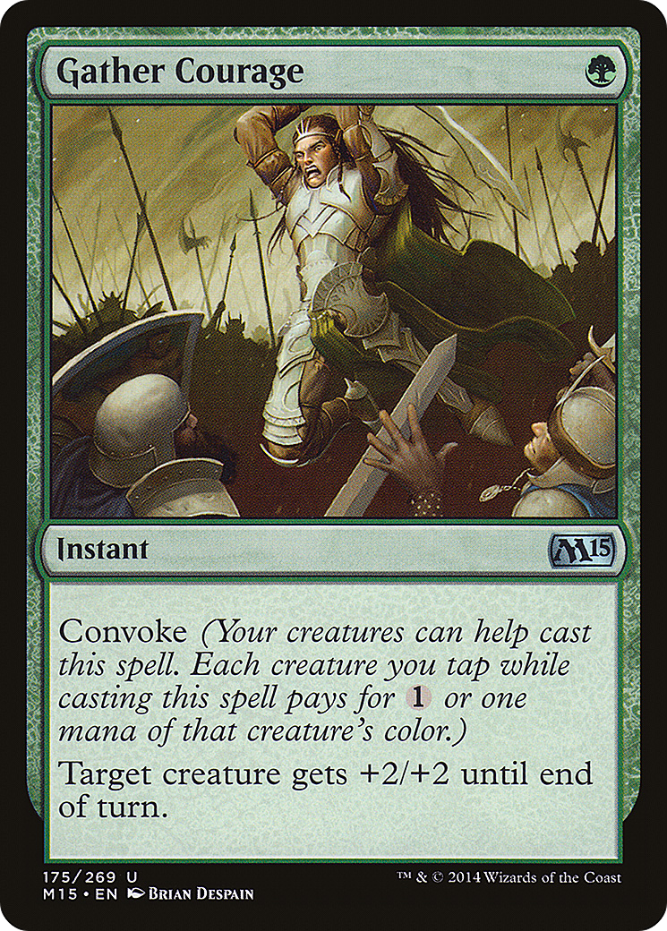 Gather Courage (M15-175) (Foil)