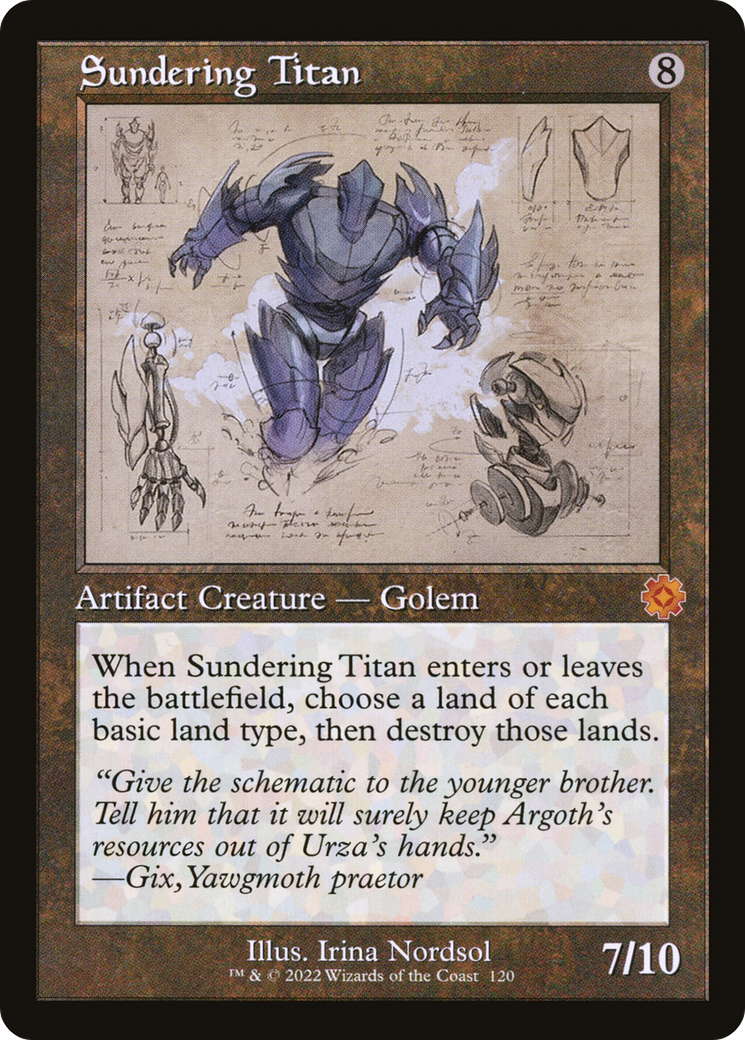 Sundering Titan (BRR-120) (Foil)