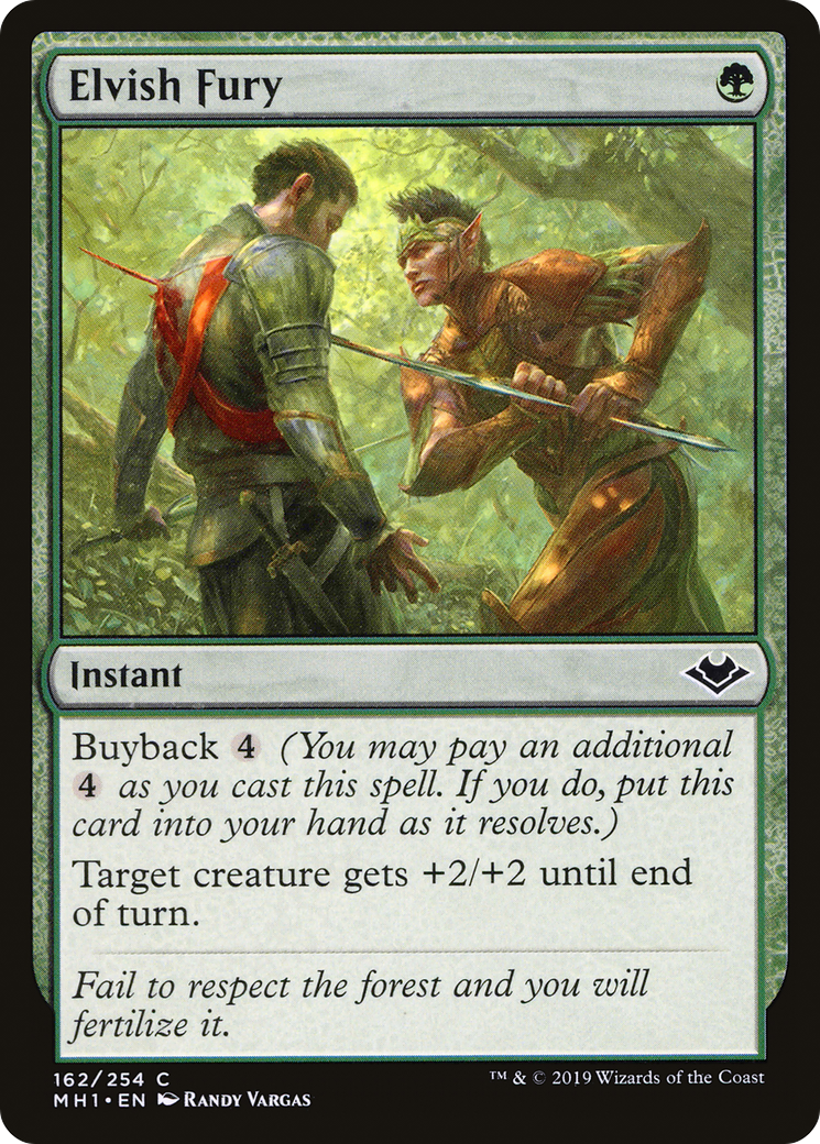 Elvish Fury (MH1-162) (Foil)