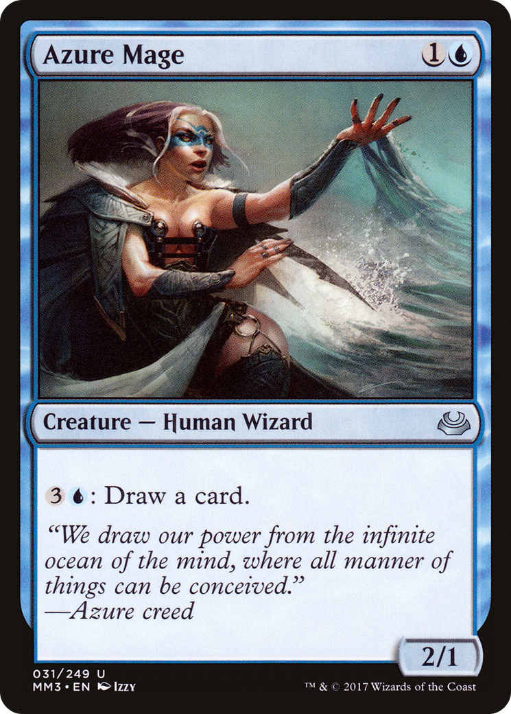 Azure Mage (MM3-031) (Foil)