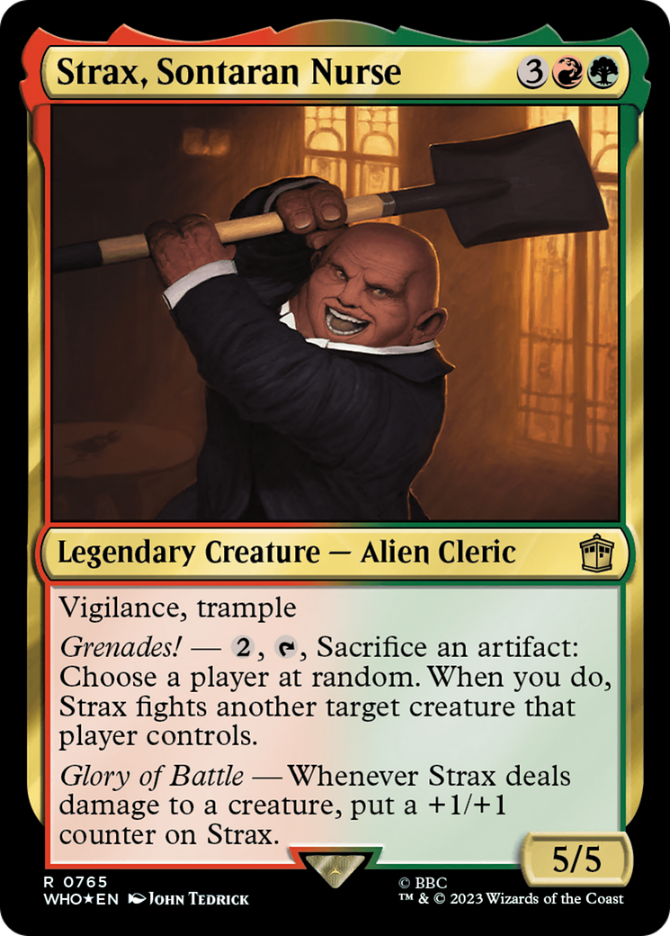 Strax, Sontaran Nurse (WHO-765) (Surge) (Foil)