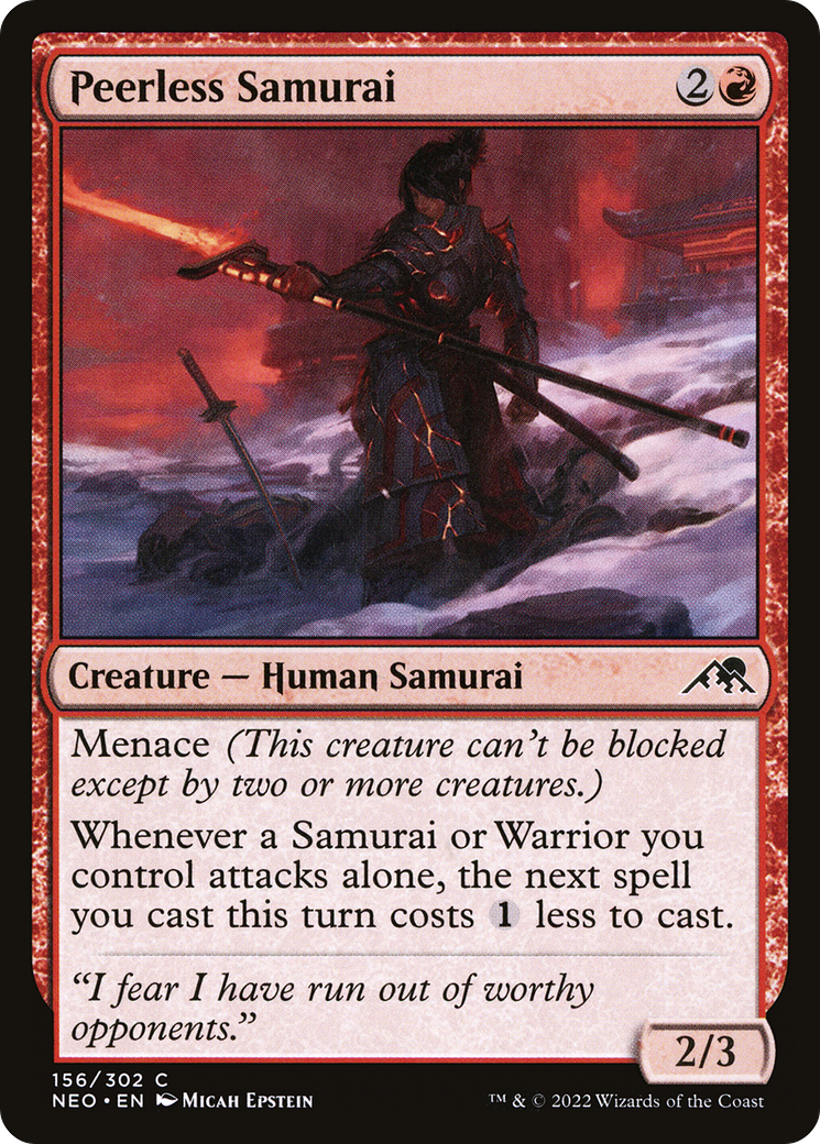 Peerless Samurai (NEO-156) (Foil)