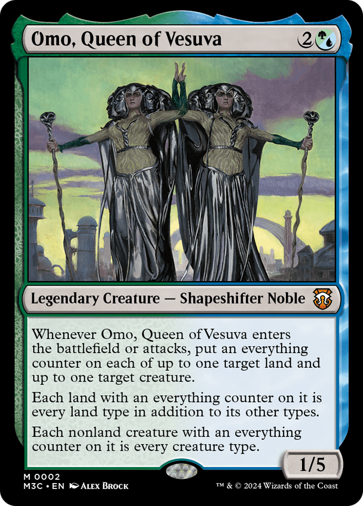 Omo, Queen of Vesuva (M3C-002) (Foil)