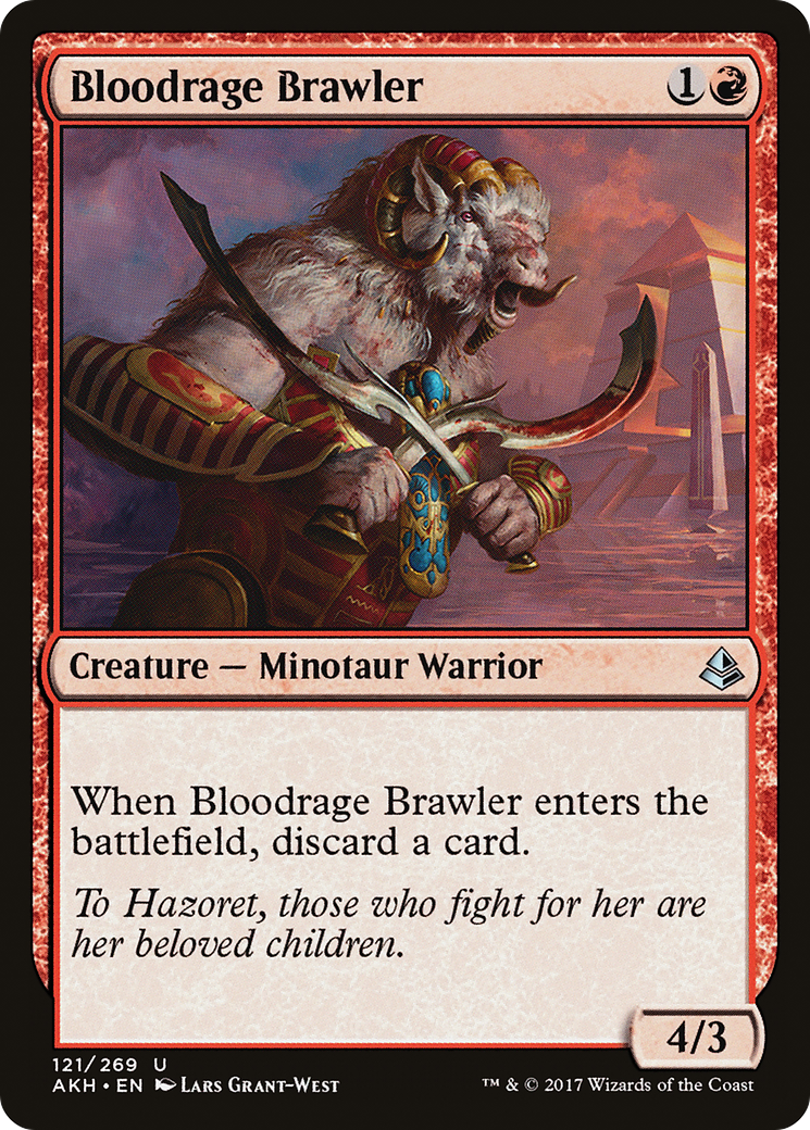 Bloodrage Brawler (AKH-121) (Foil)