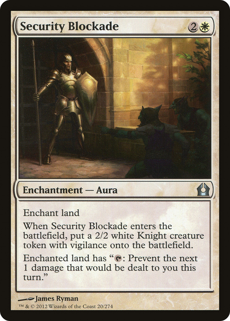 Security Blockade (RTR-020) (Foil)