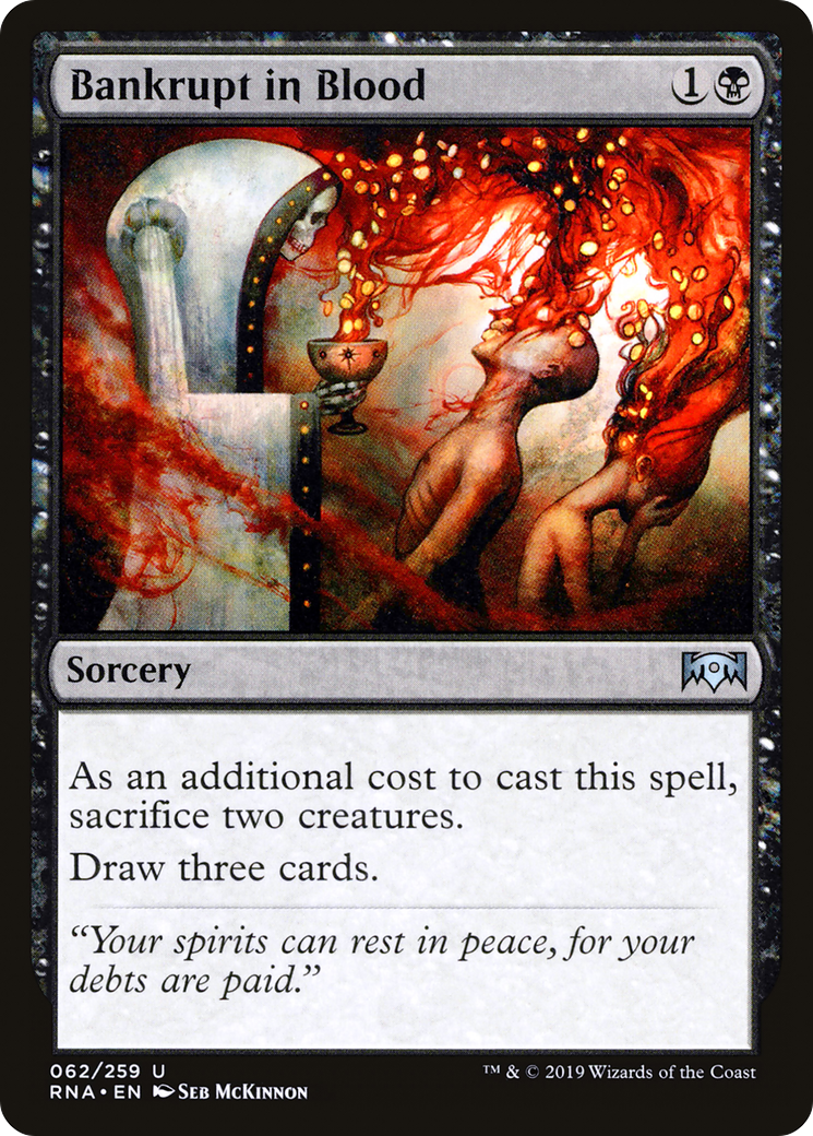 Bankrupt in Blood (RNA-062) (Foil)
