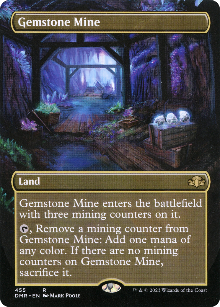 Gemstone Mine (DMR-455) (Borderless) (Foil)