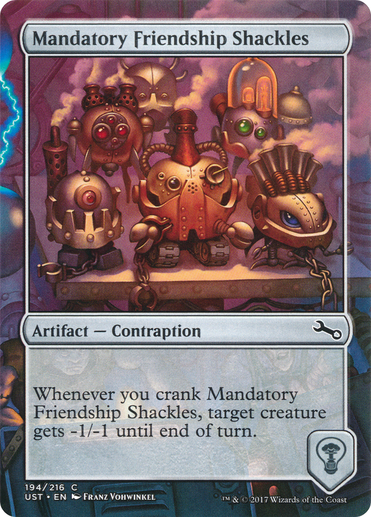 Mandatory Friendship Shackles (UST-194) (Borderless) (Foil)