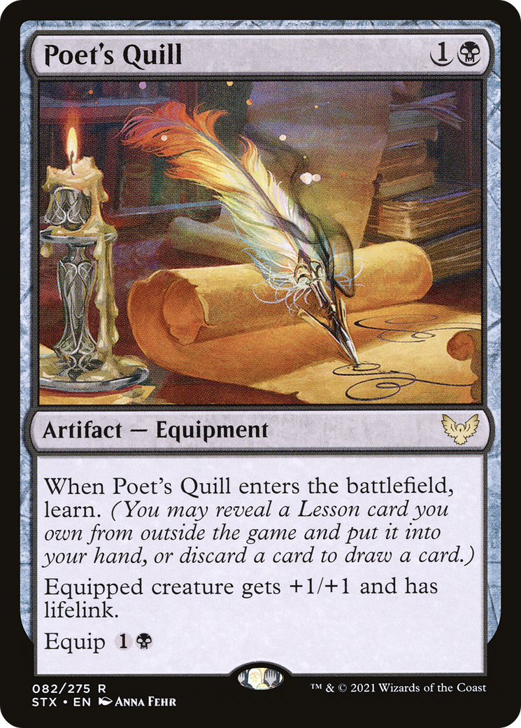 Poet's Quill (STX-082) (Foil)