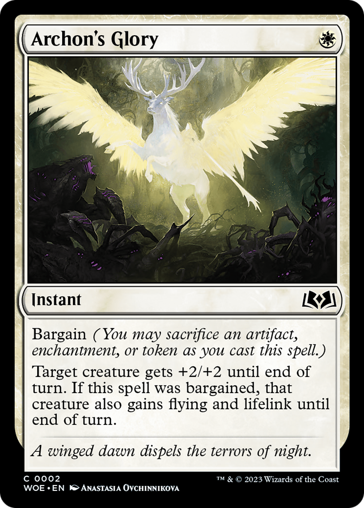 Archon's Glory (WOE-002) (Foil)