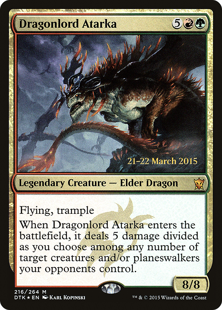 Dragonlord Atarka (PRE-216S) (Foil)