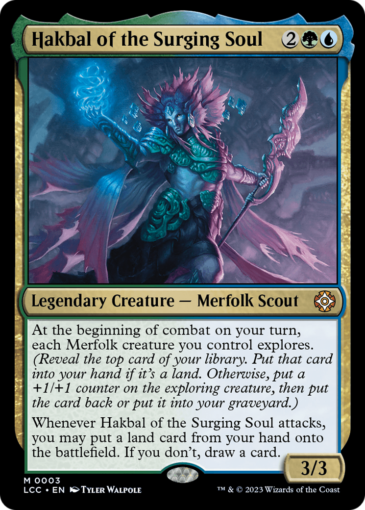 Hakbal of the Surging Soul (LCC-003) (Foil)