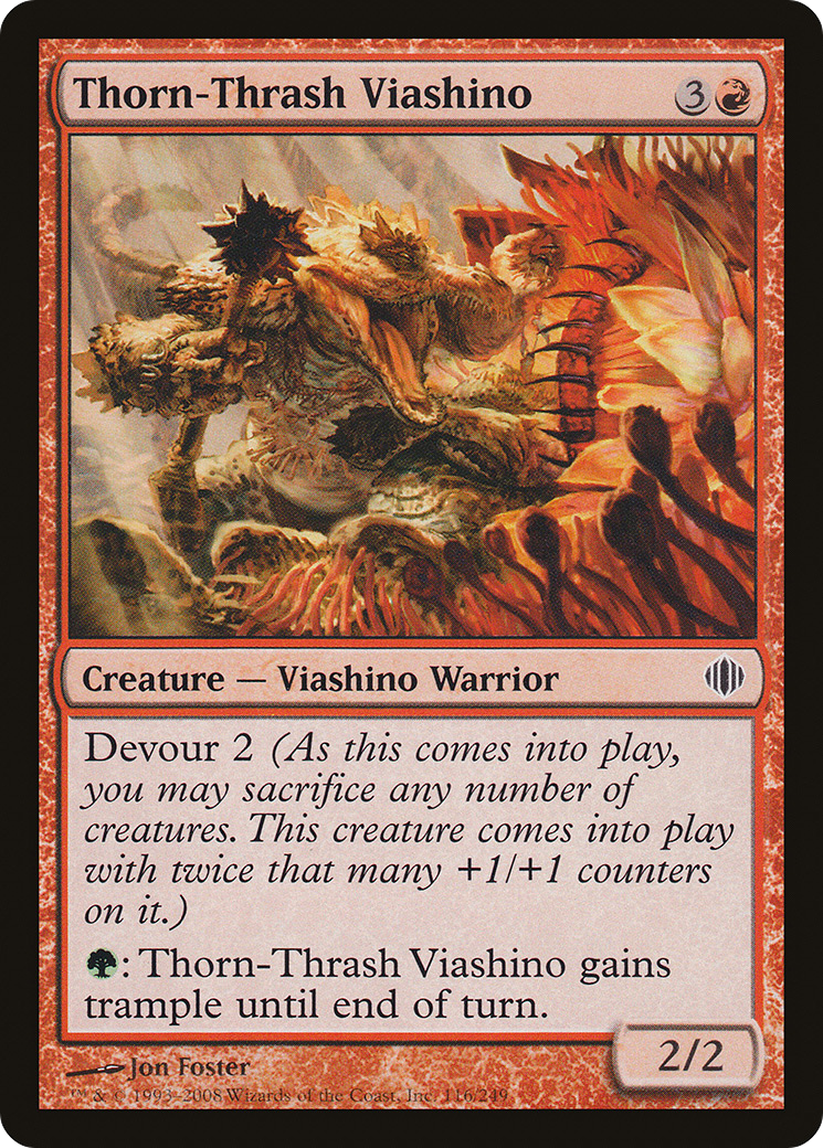 Thorn-Thrash Viashino (ALA-116) (Foil)