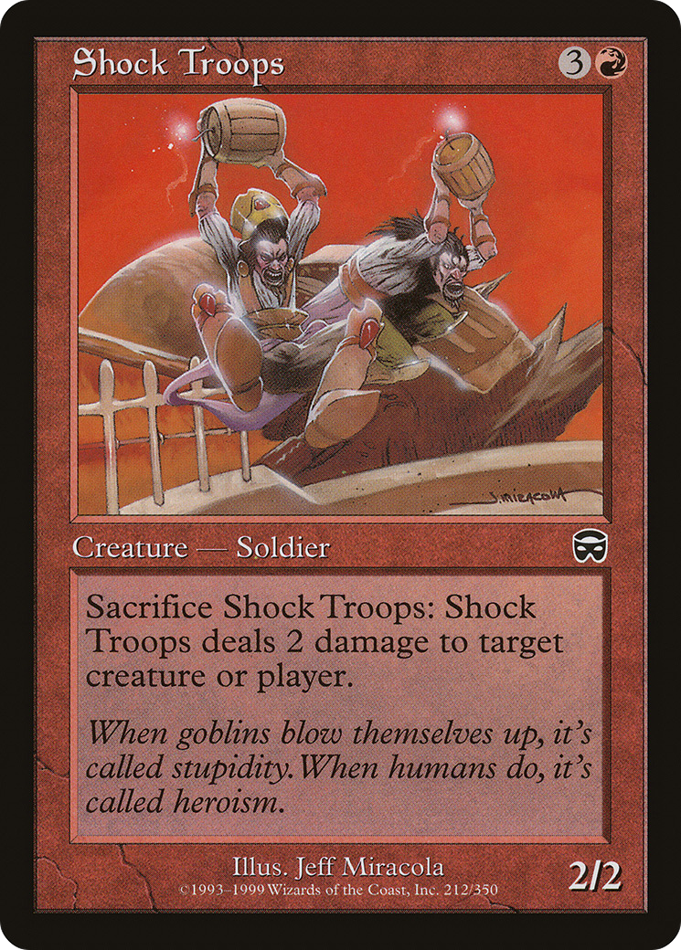 Shock Troops (MMQ-212) (Foil)