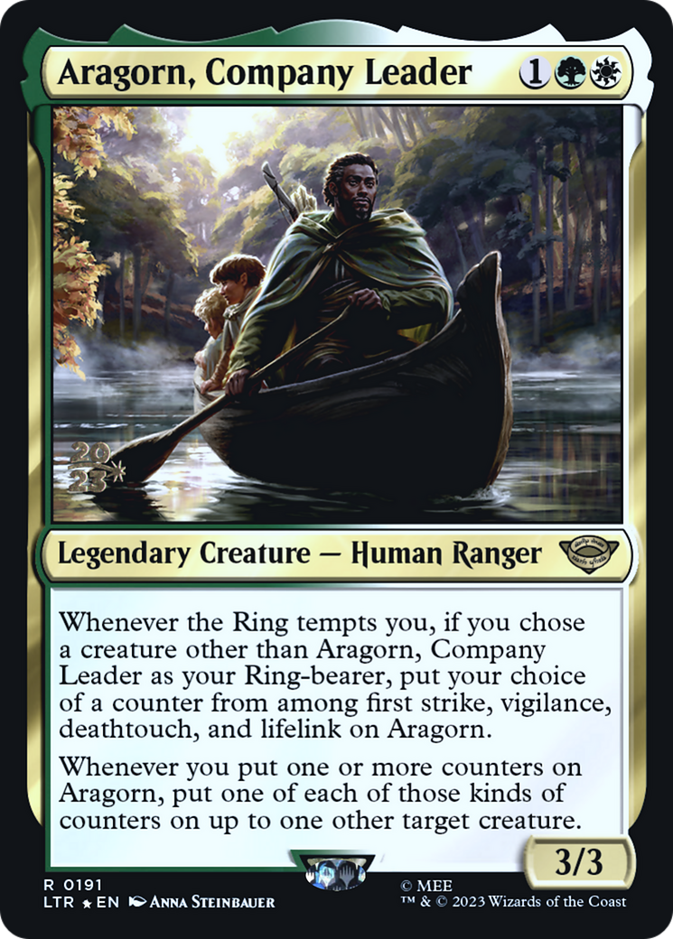 Aragorn, Company Leader (PRE-191S) (Foil)