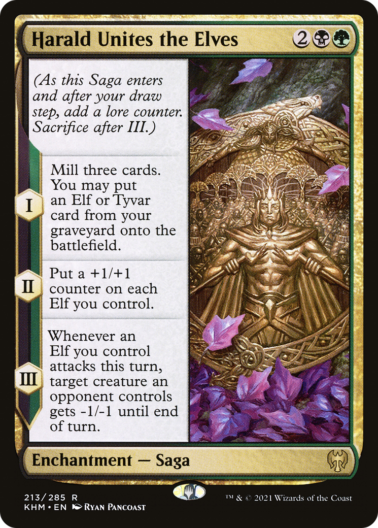 Harald Unites the Elves (KHM-213) (Foil)