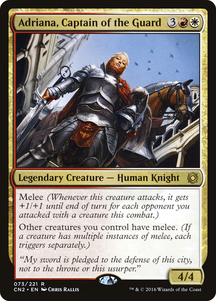 Adriana, Captain of the Guard (CN2-073) (Foil)