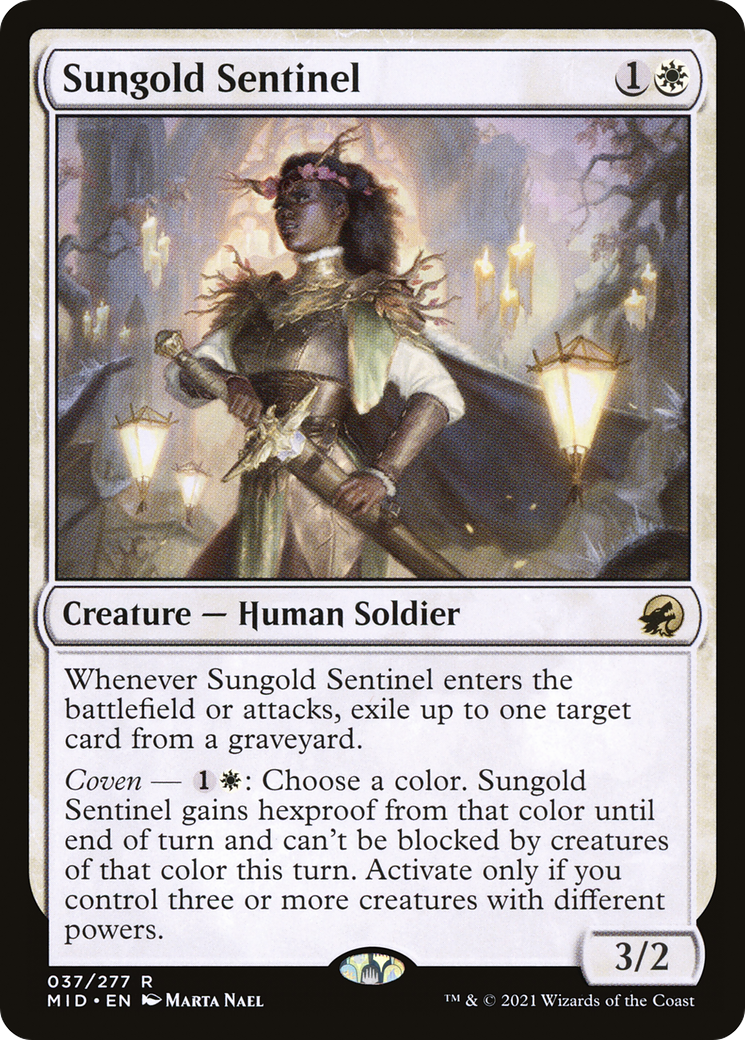 Sungold Sentinel (MID-037) (Foil)
