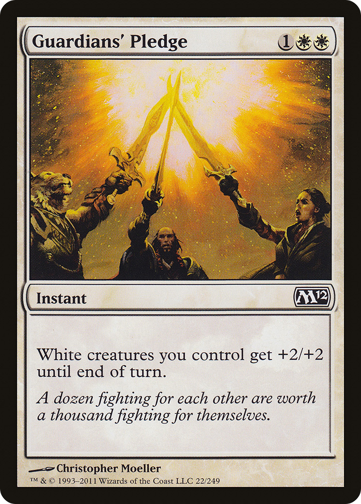 Guardians' Pledge (M12-022) (Foil)