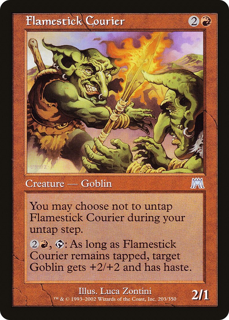 Flamestick Courier (ONS-203) (Foil)