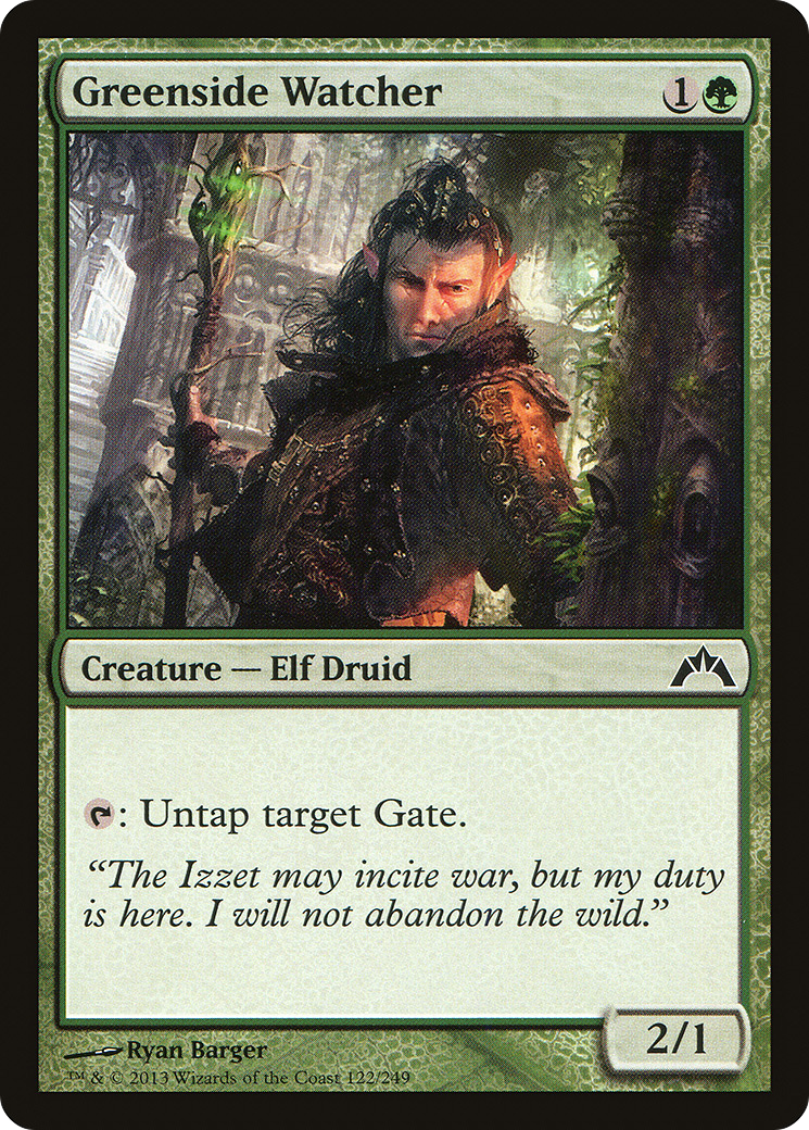 Greenside Watcher (GTC-122) (Foil)