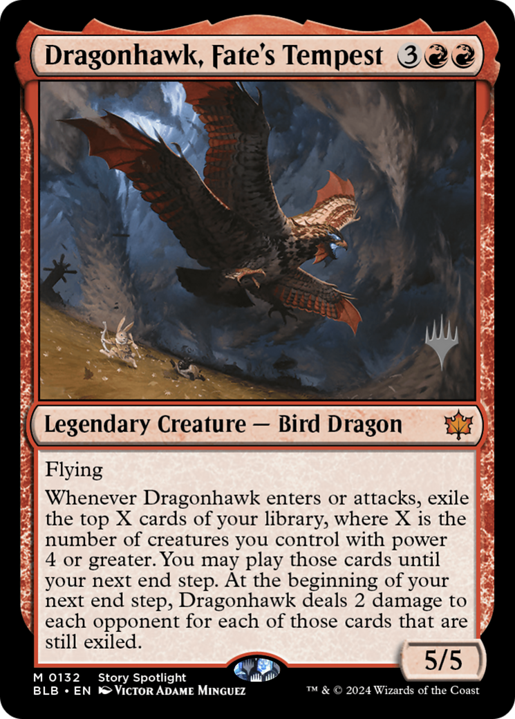 Dragonhawk, Fate's Tempest (PPBLB-132P) (Foil)